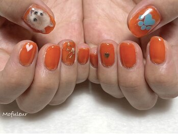 モフルール(Mofuleur)/手描きアート・犬