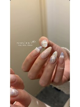 エイン(aein)/rose lace nail