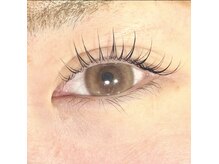 G LUX　eyelash の雰囲気（根本立ち上げストレートカール、ナチュラルお選びいただけます）