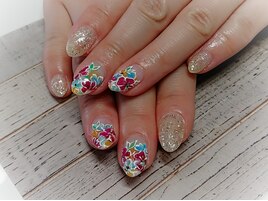 フラワーネイル
