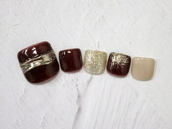 ディー ネイル アイラッシュ ヤバ(DEE nail×eyelash yaba)/A-292 フット90分アートフリー