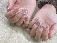 トランク ネイル(trunc nail)/スカルプ×90分アート