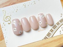 エストリブレ(estLivre)/ホロフラワーネイル