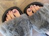 【 nail/foot】魅せたくなる足もとに！ワンカラー ¥7,000→¥6,000