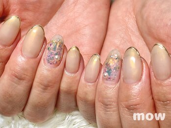 モウ(mow)/オーロラ/フレーク/先端ミラー