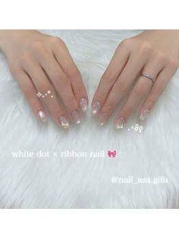 ちゅるんドット/リボンネイル♪.