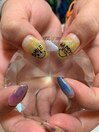 J nail◇ニコちゃんレインボー2