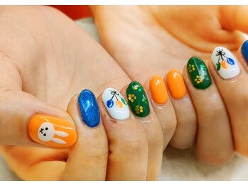 【メンズ担当】ミッフィーネイル