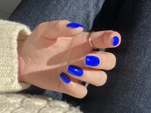アルナイズネイル(Arnaiz nail)/大人カジュアル、ブルーカラー！