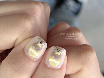 リン 恵比寿(RiN.)/くまちゃんネイル akane