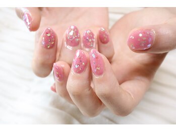 ディーエムジーネイル(DMG nail)/キラキラワンカラー