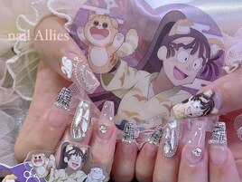埋めつくし 痛ネイル