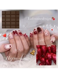 バレンタインネイル♪