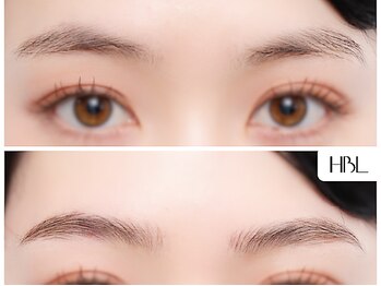 モアシス(Moasis)の写真/HBLでふんわりナチュラルな美眉に♪眉癖改善で自分らしい魅力を引き出す◎