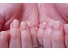 プチリリィ(Petit Lily)/補強の為のジェルネイル