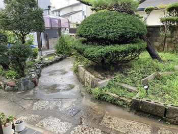 たにあん/打ち水