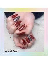トレンドネイルスタジオ(Trend Nail Studio)/ギャラクシーの長さ出し