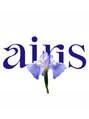 アイリス(airis)&nbsp;青いアイリスをイメージしたロゴとなっております♪