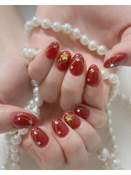 サムズアップネイル(thumbs up nail)/お客様ネイル