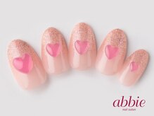 アビー 目白店(abbie)/UVハートネイル　￥12100