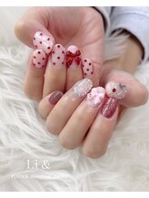 モナールアンド(MONNAL&)/リボン×レース柄