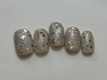 ネイルメゾン 天神店(NAIL MAISON)/粒シンプルベージュ¥7000