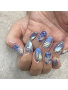 ネイルサロンファストネイルプラス 新宿店(FAST NAIL PLUS)/2025夏ネイル【紫陽花ネイル】