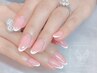 【ジュエリー映えする美フォルム】NEO美爪フレンチ¥18,800円→
