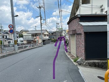 ヨサパーク ベルエクラ 生駒駅前店(YOSA PARK Bel Eclat)/生駒駅からの道順4