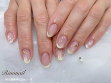 リノ ネイル(Rino nail)/春フレンチ　80304
