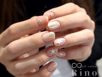 リノ 浦添店(Rino)の写真/【付け替えオフ無料】ネイル・ジェルネイル・長さ出し/オフ無料◎豊富なデザイン×スピーディーで長持ち