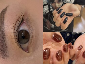 コダサンマルハチ(koda 308)の写真/［同時施術］ネイルとアイで効率的に◎《目元も指先》も時短にトータルケア★