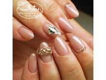 ジュジュ(Juju)/オフィスネイルにも！指輪ネイル