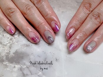 ノアブルーバードネイルズ(Noah' bluebird .nails)/塗りかけニュアンス