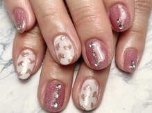 ヘアーアンドネイル ルシア(Hair&Nail Lucia)/メタリックハートネイル！