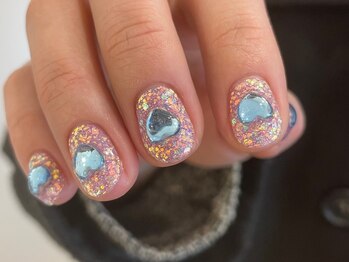 エクリュ(ecru.)/キラキラ韓国ネイル◎気分もUP♪