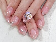 ケーズネイル製作所/お上品ビジューネイル