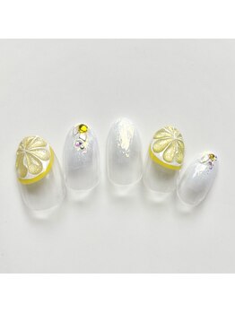 アルセア 上野御徒町店(Alcea)/レモン　フルーツネイル