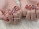 ちゅるんとレッドネイル