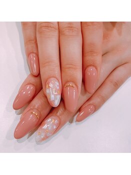 インビテーション(invitation)/シンプルシェルネイル☆
