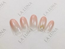 ラルナ ネイルアンドアイラッシュサロン(LA LUNA nail & eyelash salon)/～ビジューグラデーション～