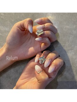 リルム(Relum)/白グラデネイル☆