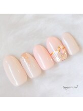 たゆ ネイル(たゆnail)/ナチュラルカラーデザインネイル