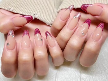 ビューティービースト フォー ネイルアンドアイラッシュ 松浜店(beauty:beast)/ラメフレンチ☆