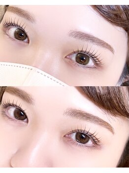 ソワ(soie.)/アイブロウ+まつげパーマ