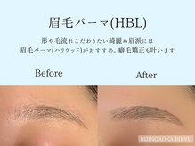 美人ヶ丘 離宮/眉毛ワックス×眉毛パーマ(HBL)
