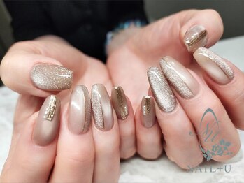ネイルプラスユウ(NAIL+U)/バイカラーマグネット