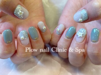 プラウネイル(Plow Nail)/パステルフラワー*