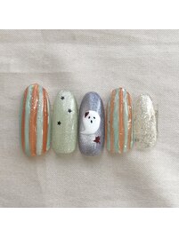 10月定額ネイル