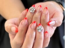 バタフライ 津田沼店(Butterfly)/ワンカラーベースフレンチ♪